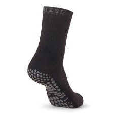 Additional picture of Base Crew Yoga Pilates Grip Sock Black Size 6 - 8
