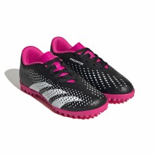 Additional picture of Adidas Predator Accuracy.4 Astro Turf Junior Football Boots (Core Black Shock Pink White) Size 3