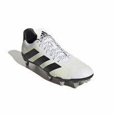 Additional picture of Adidas Kakari Soft Ground Rugby Boots (White Black) Size 7