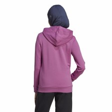 Additional picture of Adidas French Terry Women's Full Zip Hoodie (Lilac Black) Size XS