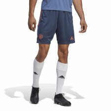 Additional picture of Adidas Manchester Utd Training Shorts 22/23 (Crew Navy Orange) XL