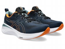 Additional picture of Asics Gel Cumulus 25 Men's Running Shoes French Blue Bright Orange Size 11