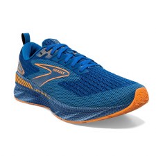 Additional picture of Brooks Levitate GTS 6 Men's Running Shoes (Classic Blue Orange) Size 8