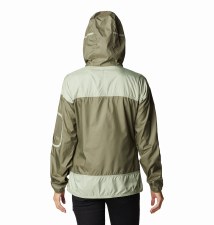 Additional picture of Columbia Women's Challenger™ Windbreaker (Stone Green Safari) Size Large