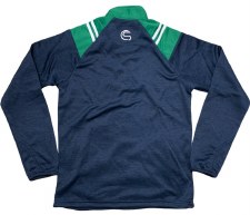 Additional picture of CS Club Half Zip Top (Navy Green White) Age 11-12