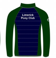 Additional picture of CS Limerick Pony Club Hybrid  Padded Jacket Navy Bottle Green Age 13-14