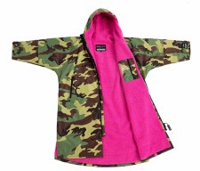 Additional picture of Dryrobe Advanced long Sleeve  Adults (Camo Pink) Small