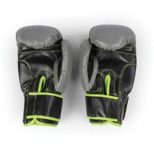 Additional picture of Fitness Mad Sparring Gloves 12oz (Grey Black Green)