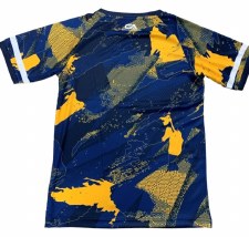 Additional picture of Gaelic Armour Clare LGFA Training Jersey (Navy Royal Amber) Age 5-6