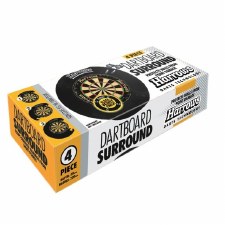 Additional picture of Harrows 4 Piece Dartboard Surround (Black)