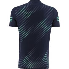 Additional picture of O'Neills Limerick GAA Short Sleeve Training Jersey 2024 Navy Mint Age 7-8