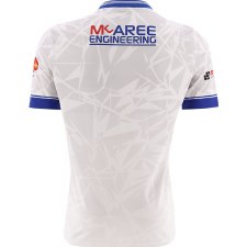 Additional picture of O'Neills Monaghan GAA Home Jersey 2024 White Royal Age 7-8