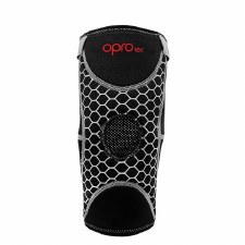Additional picture of Opro Tec Knee Support Open Patella (Black Red) Medium