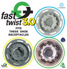 Additional picture of Softspikes Pulsar Golf Spikes Fast Twist 3.0 Sold Individually