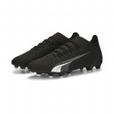 Additional picture of Puma Ultra Match Firm Ground Football Boots (Puma Black Puma White) Size 9.5