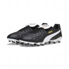 Additional picture of Puma King Top Firm Ground Football Boots Black White Size 12