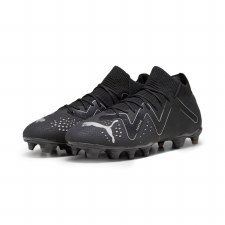 Additional picture of Puma Future Pro Firm Ground Football Boots Black Silver Size 10