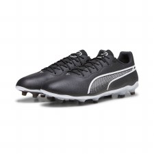 Additional picture of Puma King Pro Firm Ground Football Boots Black White Size 11.5