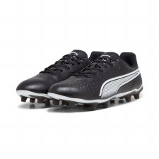 Additional picture of Puma King Match Firm Ground Football Boots Black White Size 8.5