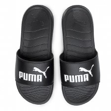 Additional picture of Puma Popcat 20 Sliders Unisex (Black White) Size 10
