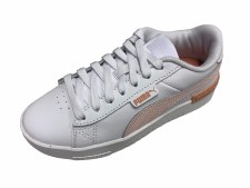 Additional picture of Puma Jada Junior Classic Trainers White Poppy Pink Size 3