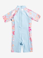 Additional picture of Roxy Funny Childhood - 3/4 Sleeve UPF 50 Rash Guard (Cool Blue) Age 5
