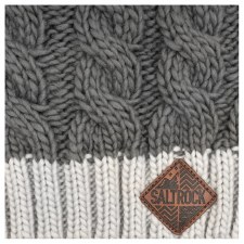 Additional picture of Saltrock Seasons Bobble Hat (Grey Black) Womens