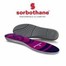 Additional picture of Sorbothane Cush N Step Insoles (Grey Purple) 7 Uk