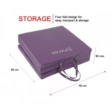 Additional picture of Sure Shot Fitness Tri-Fold Gymnastics Mat Purple 30mm