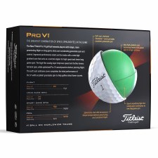 Additional picture of Titleist Pro V1 Golf Balls White 12 Ball Box