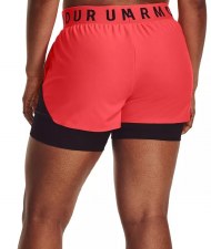 Additional picture of Under Armour Play Up 2 in 1 Shorts 3.0 Coral Black Size