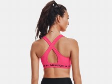 Additional picture of Under Armour Crossback Mid Bra (Pink) XS
