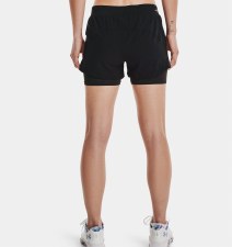Additional picture of Under Armour Iso-Chill Run 2-in-1 Shorts (Black Reflective) Large