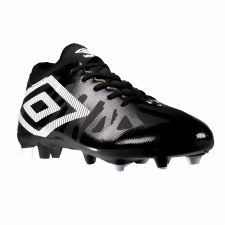 Additional picture of Umbro Ventura Firm Ground Junior Football Boots (Black White) 3