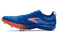 Additional picture of Brooks Hyperion Elite MD Running Spikes Cobalt Pink Clay Limpet Size 6