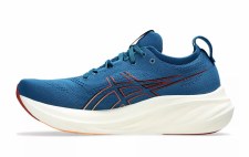 Additional picture of Asics Gel Nimbus™ 26 Men's Running Shoes Rich Navy Faded Orange Size 9