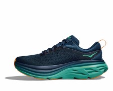 Additional picture of Hoka Bondi 8 Men's Running Shoes Midnight Shoreline Size 9