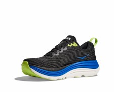 Additional picture of Hoka Gaviota 5 Men's Running Shoes Black Electric Cobalt Size 9