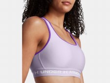 Additional picture of Under Armour Women's Armour® Mid Crossback Sports Bra Salt Purple Lavish White Size XS