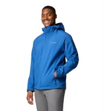 Additional picture of Columbia Men’s Earth Explorer™ II Waterproof Shell Jacket Mountain Blue Size Large