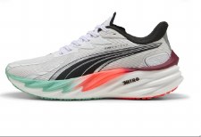 Additional picture of Puma Velocity Nitro 4 Hyrox Mens Running Shoe White Mint Melt Glowing Red Size 10