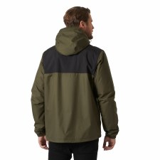 Additional picture of Helly Hansen Vancouver Fleece Lined Waterproof Jacket Utility Green Size Large