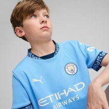 Additional picture of Puma Manchester City 24/25 Home Jersey Youth Age 9-10