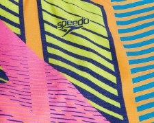 Additional picture of Speedo Girls Digital Placement Splashback Swimsuit Blue Pink Age 7-8