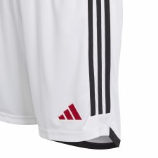 Additional picture of Adidas Manchester United 23/24 Home Shorts Junior Age 11-12