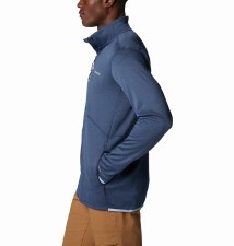 Additional picture of Columbia Men's Park View™ Fleece Jacket Navy Heather Size Small