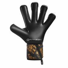 Additional picture of Elite Sport Aztlan Goalkeeper Gloves Black Gold Size 10