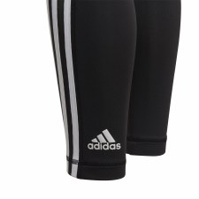 Additional picture of Adidas Believe This Girls 3 Stripe Tight (Black White) 11-12