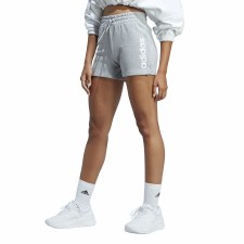 Additional picture of Adidas Essential Linear French Terry Shorts Grey Size Large