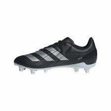 Additional picture of Adidas RS15 Soft Ground Rugby Boots Black Silver White Size 7